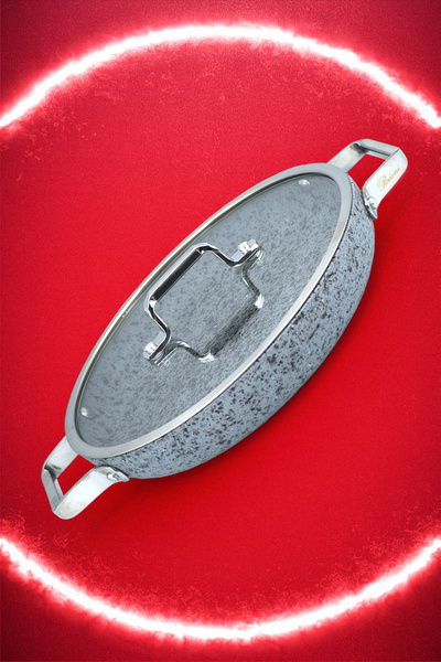 Brioni Stone-Age 24cm Non-Scratch Fireproof Non-Stick Induction Cooker