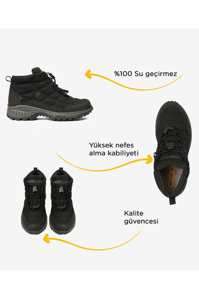 Greyder Erkek Çocuk Siyah Su Geçirmez Outdoor Bot 5K5GB00170