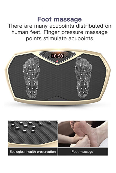 sharpdo Vibration Plate Exercise Machine - Whole Body Vibration with Loop Bands