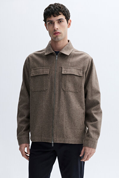 Mudo Double Zippered Multi-Pocket Casual Jacket