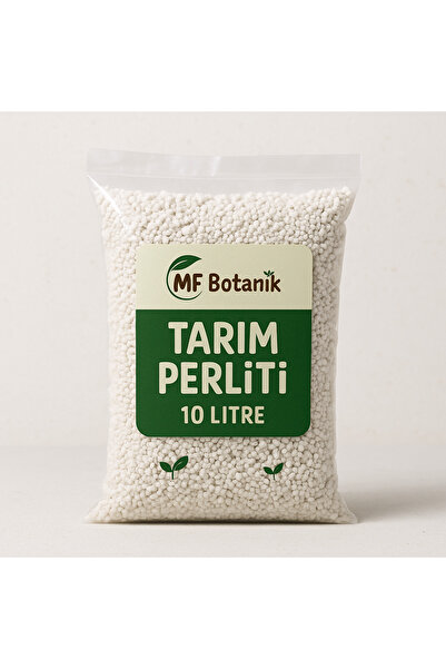 MF Botanik Tarım Perliti 10 Litre – Yüksek Su Tutma Kapasiteli, Hafif Saksı Toprağı ve Fide Çimlendirme İçin