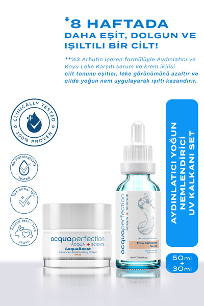 Acqua Perfection Aydınlatıcı, Leke Karşıtı ve Spf30 Uva-Uvb Korulmalı Yoğun N...