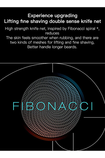 Smate Men's Electric Shaver Intelligent Speed Adjustable Turbo Six Blades