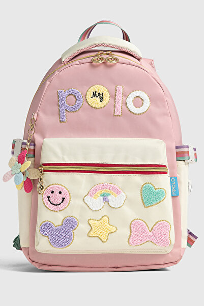 By Hakan My Polo 2055 Τριπλό Σετ Κοριτσίστικη Τσάντα Δημοτικού Σχολείου Γυμνασίου Σακίδιο πλάτης Σχολική τσάντα πολλαπλών διαμερισμάτων Ortho