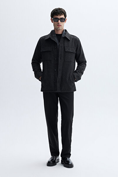 Mudo Wool Mixed Casual Jacket