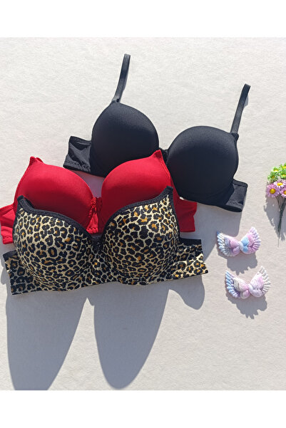 siyalife Push up Supported Padded 3-Piece Micro Bra