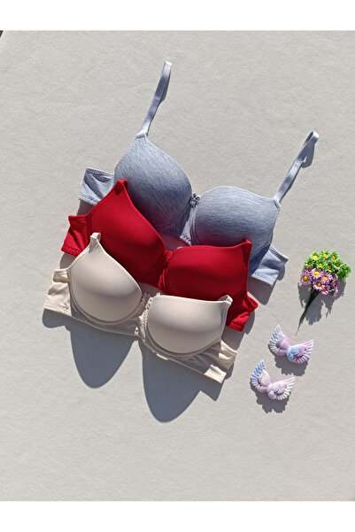 siyalife Economic Pack of 3 Push up Padded Padded Micro Bra
