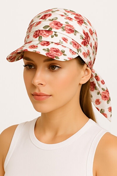 ZERAMİNE Pălărie cu boruri pentru femei – Model bandană cu legătură la spate,...