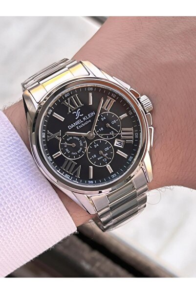 Daniel Klein Steel Case&Band Internal Functions Active 2 Year Warranty Men's Wristwatch Fg.Cl.14000.1