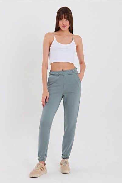 ESPİNA Γυναικείο πλεκτό φούτερ με τρεις κλωστές με λάστιχο στη μέση και στο πόδι Jogger