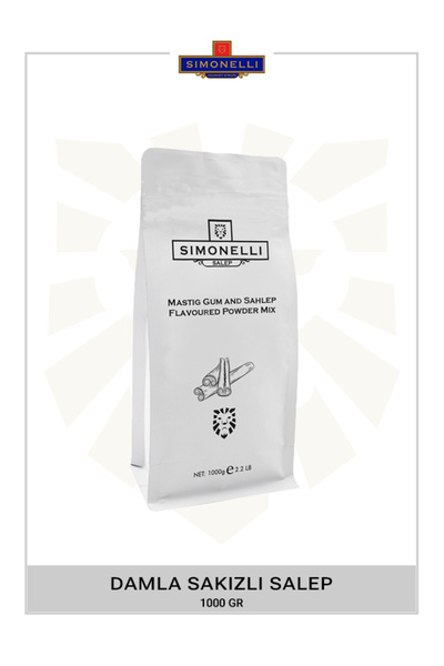Simonelli Salep Damla Sakızı Aromalı 1000g Paket