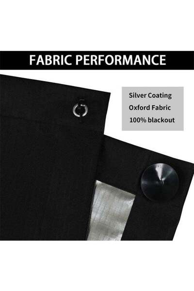 fulina Window Shades, 19x37 in Room Darkening Blinds, Blackout Curtains for Bedroom, Portable Window Blinds