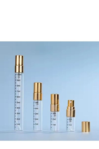 Cosy Club Shop 4lü Yeniden Doldurulabilir Taşınabilir Seyahat Boy Altın Cam Ö...