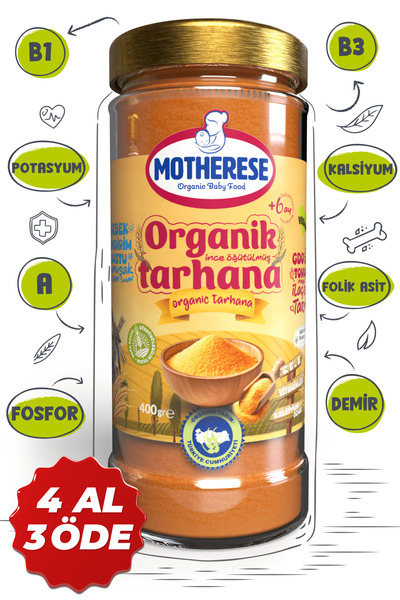 Motherese Organik Tarhana 400gr - Organik Bebek Tarhanası 400gr - Tarhana 400gr