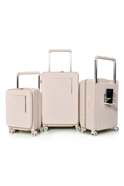 MORANO 3-piece shatter-resistant polypropylene bag set