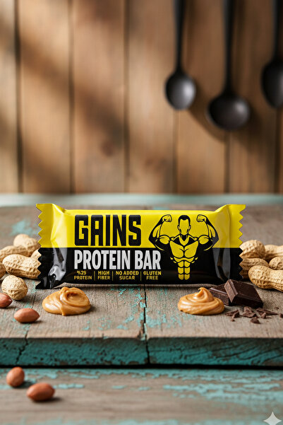 Frapella Gains Whey %25 Proteinli Yer Fıstık Barı 40 gr X 12 Adet