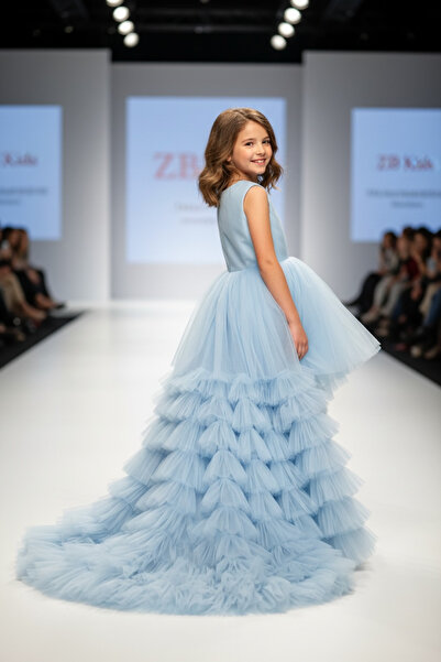 zühre balaban Rochie de seara pentru fete Blue Swan Blue