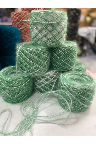 göçer Moher βαμβακερό πράσινο ανοιχτό λιλά μετάβαση οπτικό σύνολο 730γρ