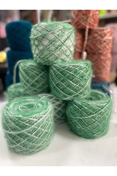 göçer Moher βαμβακερό πράσινο ανοιχτό λιλά μετάβαση οπτικό σύνολο 730γρ