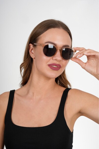 Olivier Philippe Honey Round Sunglasses
