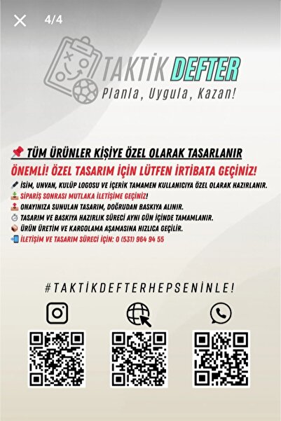 Tasarım Matbaa Taktikdefter Futbol Dev Set 1