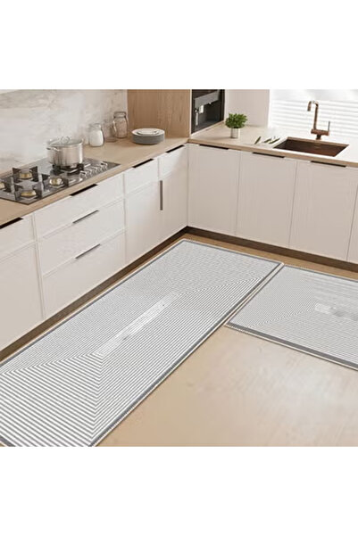 KEKE Kitchen Floor Mat, Waterproof Anti-Fatigue PU Standing Mat, 60x150 cm