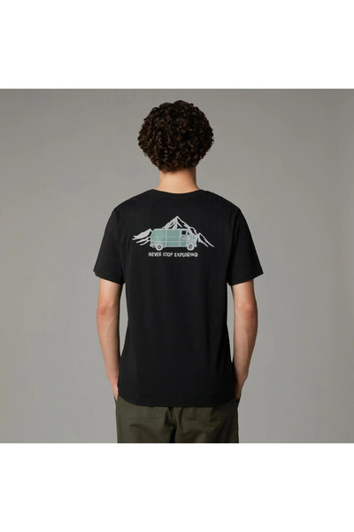 THE NORTH FACE Ανδρικό μπλουζάκι OUTDOOR GRAPHIC NF0A8C1ZJK31 Μαύρο-XXL