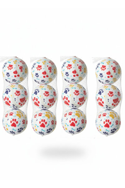 Silvanature مجموعة كرات اللعب الملونة للكلاب والقطط مكونة من 3 قطع - لعبة تما...