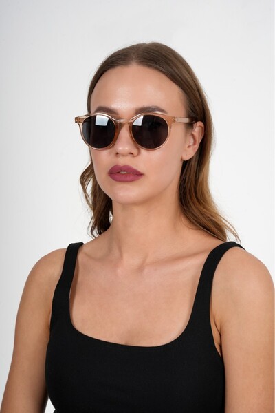 Olivier Philippe Honey Round Sunglasses