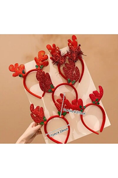 Kaan Accessoire New Year's Spirit in Your Heart: Sparkling Reindeer Antler Crown!