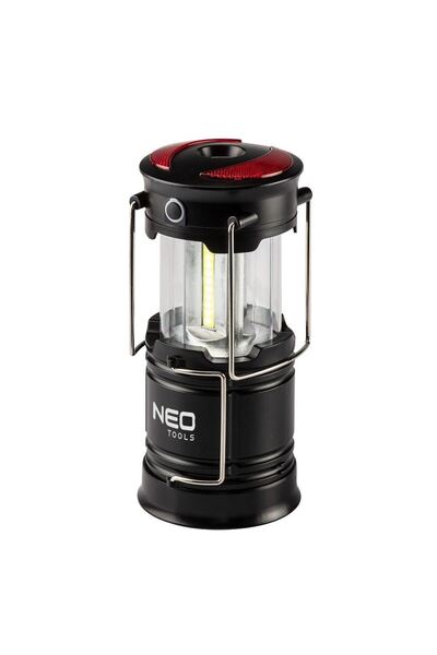 NEO Lampă de camping, 3 în 1, LED COB, 3 W, 200 lm, 3xAA,