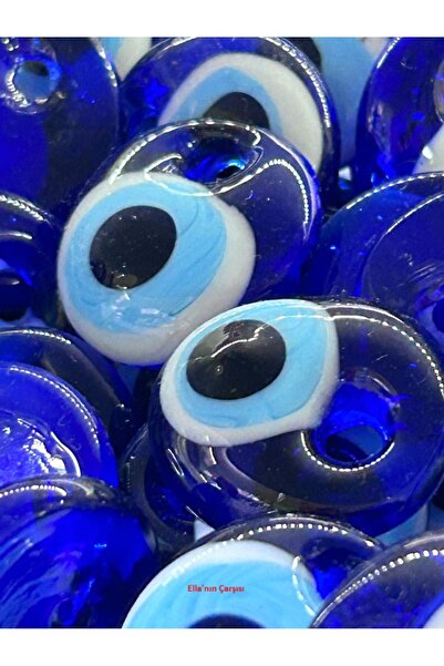 ella'nın çarşısı Perle za zloko oko, 60 komada, 4 cm, perforisano staklo, ukr...