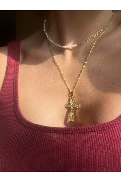 mitico jewellery Ankh Gümüş Kolye