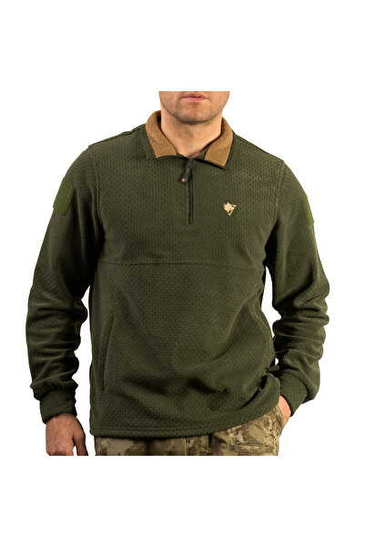 Wolftrap Tactical YALAZ Balıkçı Yaka Haki Taktik Polar Kazak