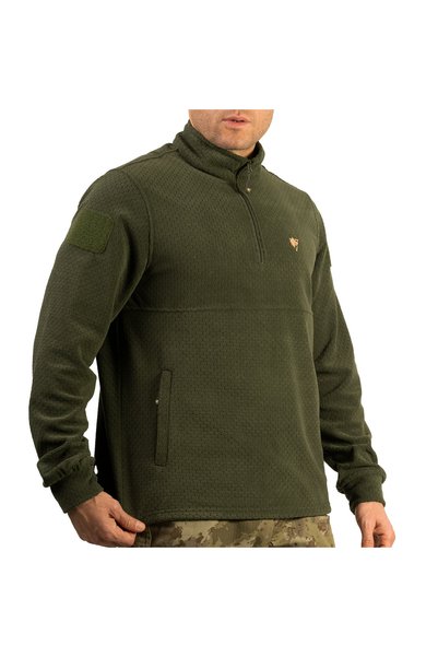 Wolftrap Tactical YALAZ Balıkçı Yaka Haki Taktik Polar Kazak