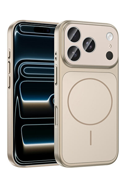 Rivor Apple iPhone 17 Pro Max Uyumlu Formen Kılıf MagSafe'li Cam Kamera Korum...