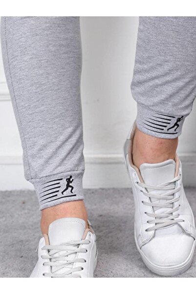 comstar Чоловічі літні штани з еластичним поясом і принтом, кольору димчастого