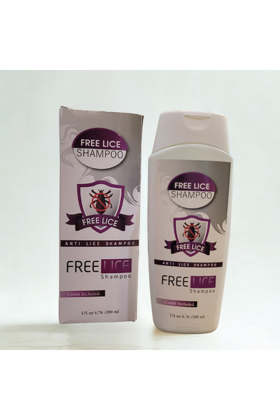 Freelice Free Lice - Anti Lice Shampoo (Combo Pack - 200 ML Each) Comb Included