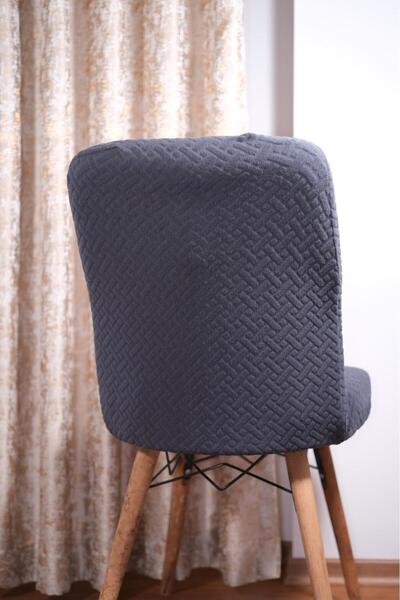 OSIO Brick Pattern Oval Chair Cover Lycra Flexible Washable Elastic Chair Cover (1 Piece)