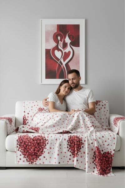 MODALİN Κάλυμμα καναπέ μονό εμπριμέ Pique Breeze 180x230 cm