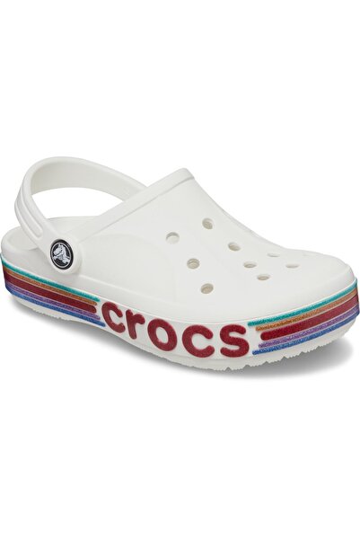Crocs Papuci KIDS BAYABAND RAINBOW GLITTER