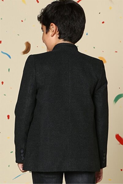 Dewberry K3001 Boys' Coat-Anthracite