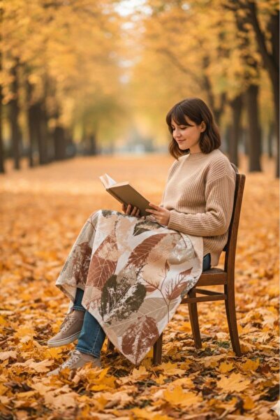 MODALİN Single Printed Pique Seat Cover Breeze 180X230 cm