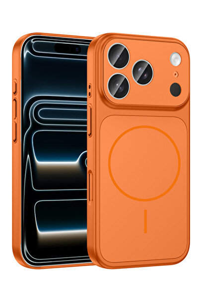 Rivor Apple iPhone 17 Pro Max Uyumlu Formen Kılıf MagSafe'li Cam Kamera Korum...