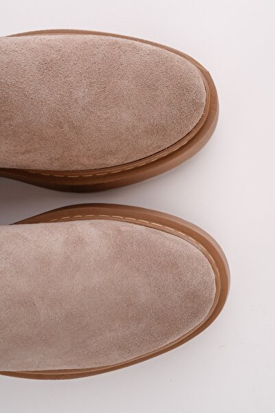 MUGGO Chelsea Genuine Leather Double Zipper Guaranteed Men's Winter Boots