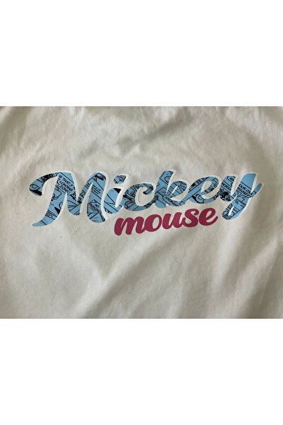 Gönülden Tasarım 22x6 εκ. Απλικέ με στάμπα γραμμάτων Mickey Mouse που κολλάει...