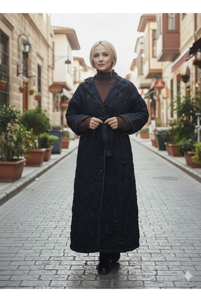 Hakko Tasarım Uzun Kol Abaya