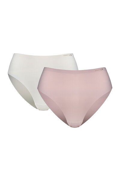 ESOTIQ Chiloți cu talie înaltă pentru femei, set de 2 buc., lenjerie intimă i...