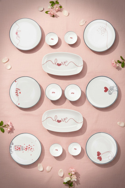 Bambum Moderna - 14 Parça Kahvaltı Takımı Teamo