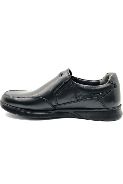 Forelli Weston Genuine Leather Orthopedic Comfort Men's Casual Shoes Black